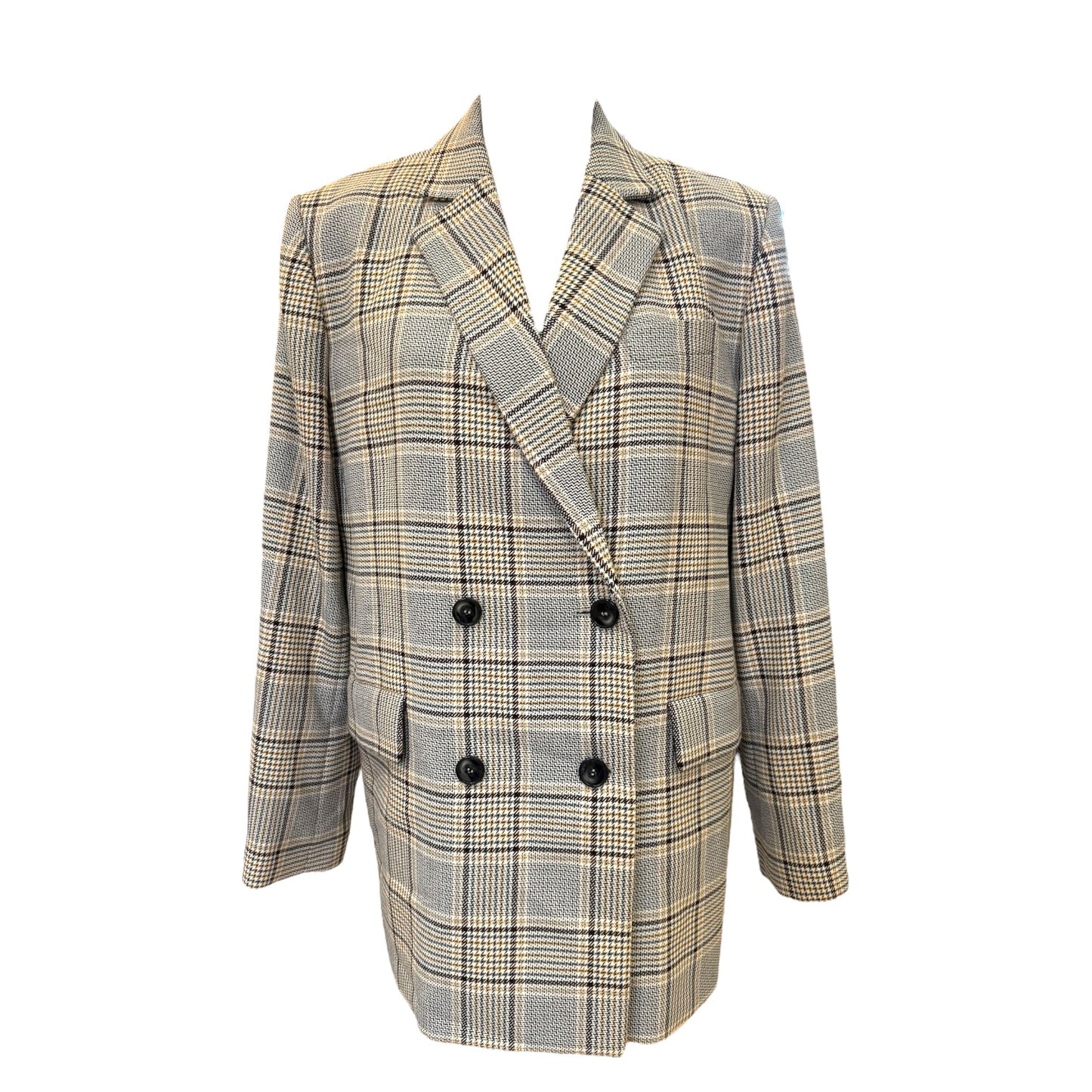 Whistles Check Blazer - 12 - NEW