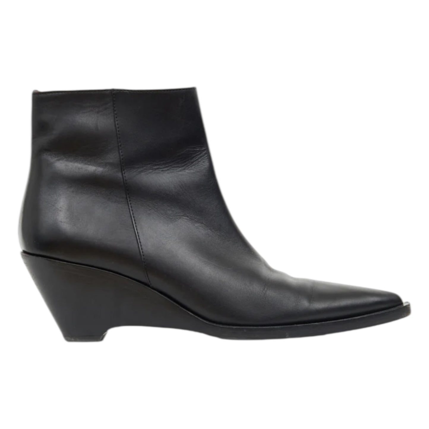 Acne Studios Black Leather Cony Boot - 41/8