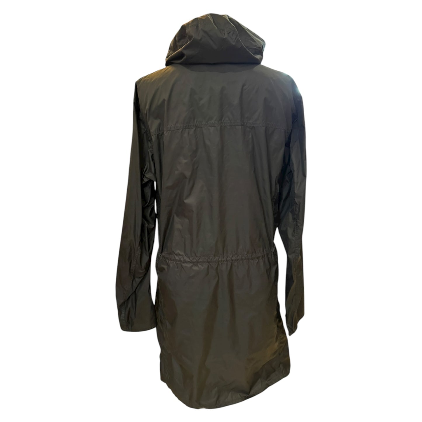 Jil Sander Black Hooded Wind Breaker Coat - 10