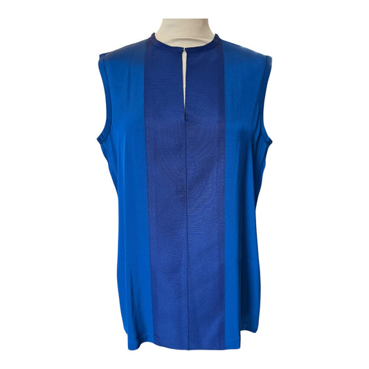 Lanvin Blue Sleeveless Blouse - 10/12