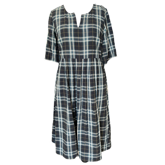 Toast Blue Check Dress - 14