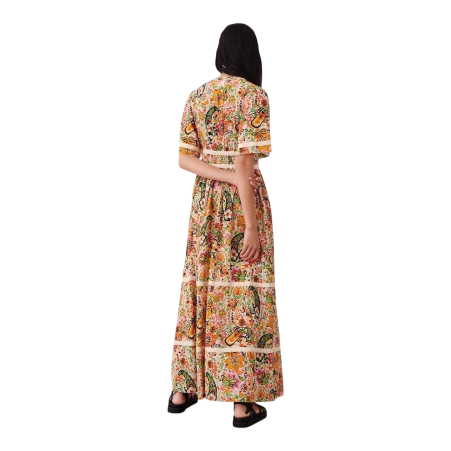 Ba&sh Benja Printed Midi Dress - 6/8