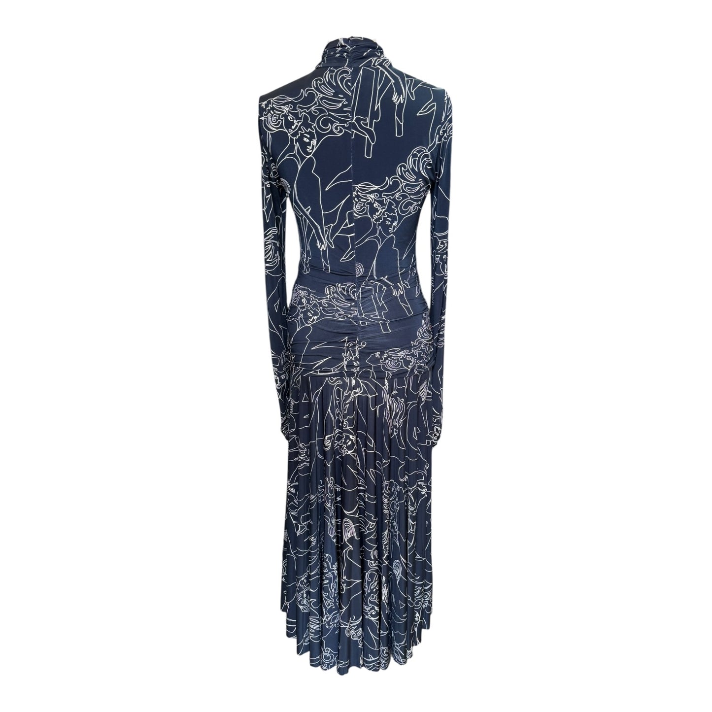 VVB Victoria Beckham Navy Dress - 6/8