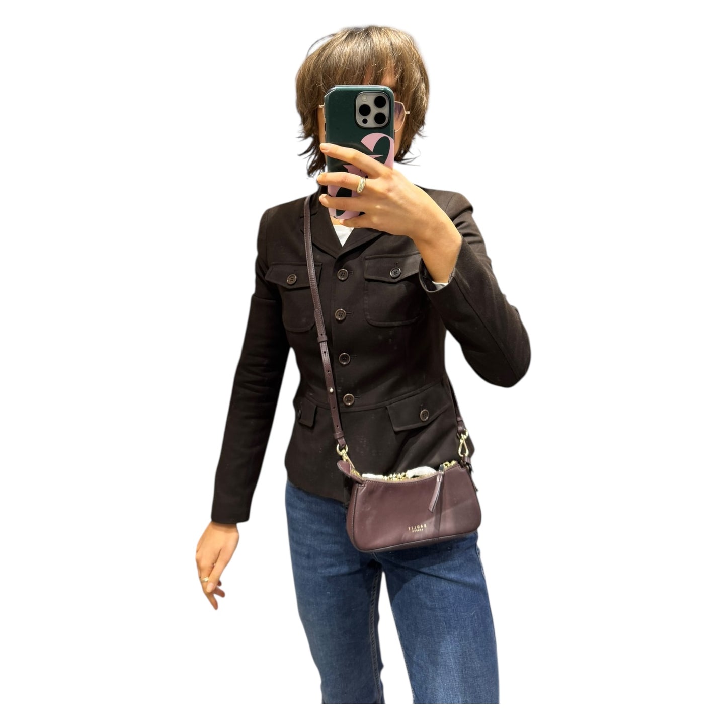 Radley Mini Satchel Bag in Dark Brown - NEW