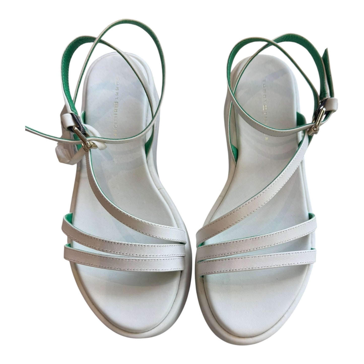 Tommy Hilfiger White Platform Sandals - 37/4 - NEW