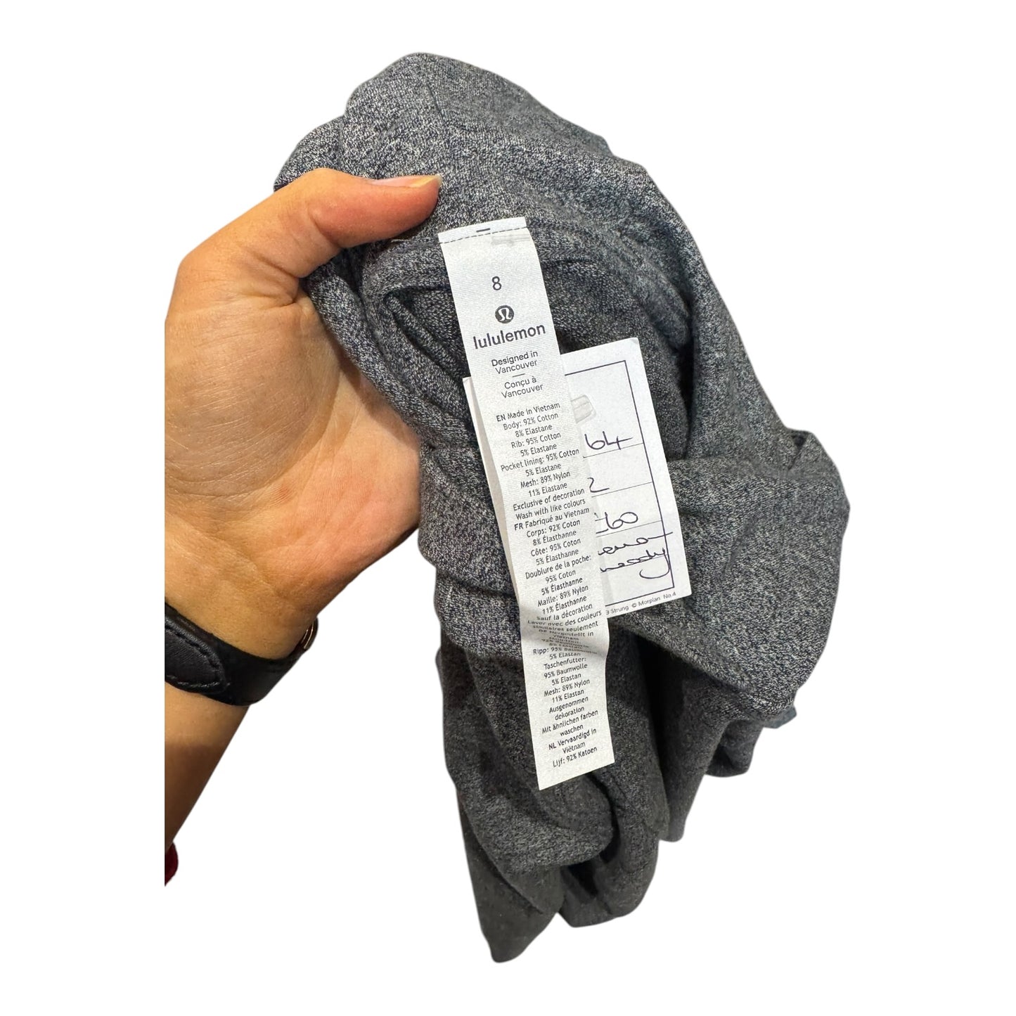Lululemon Scuba Pullover Heathered Speckled Black - 12