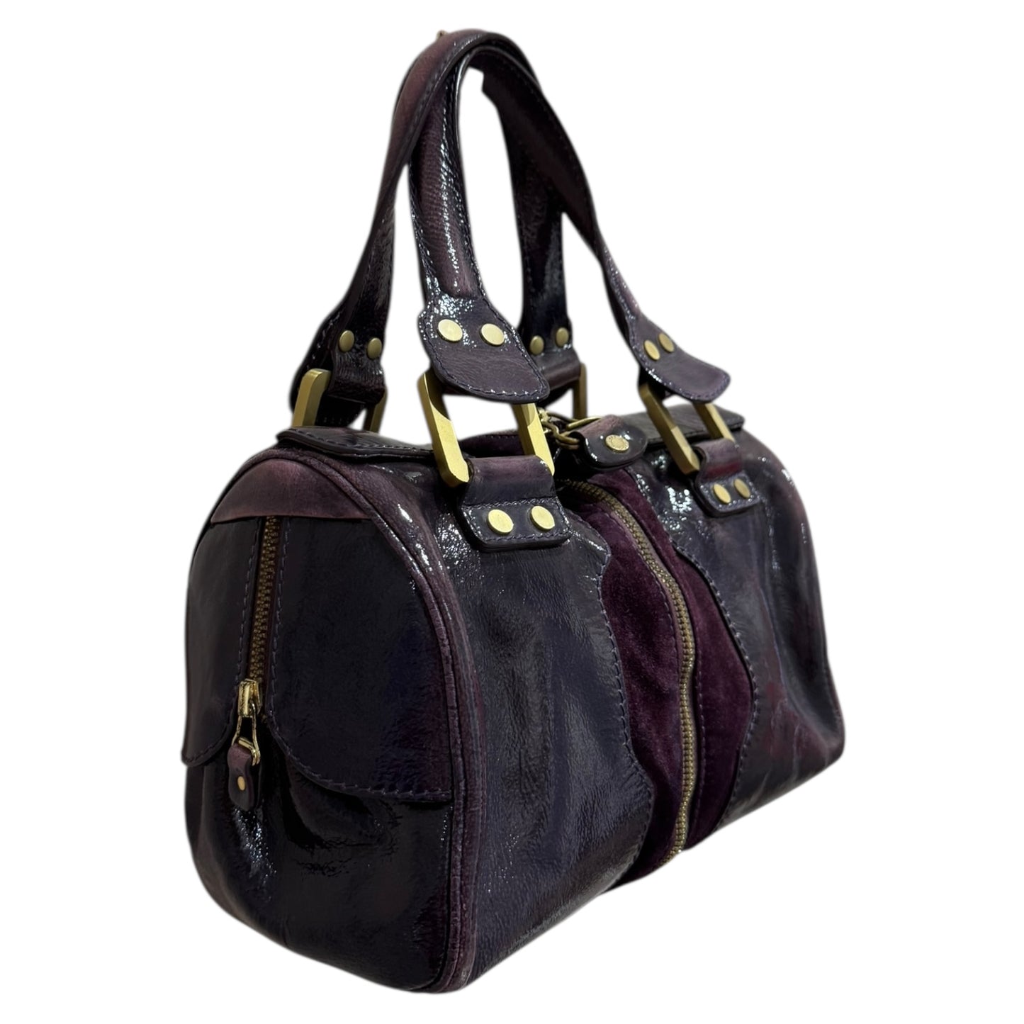 Jimmy Choo Purple Bowling Bag