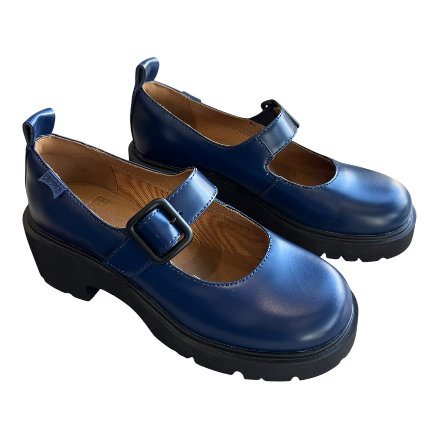 Camper Blue Milah Mary Jane Heels - 37 - NEW