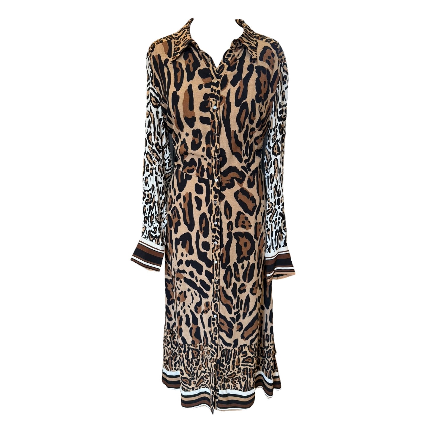 Riani Leopard Midi Dress - 14