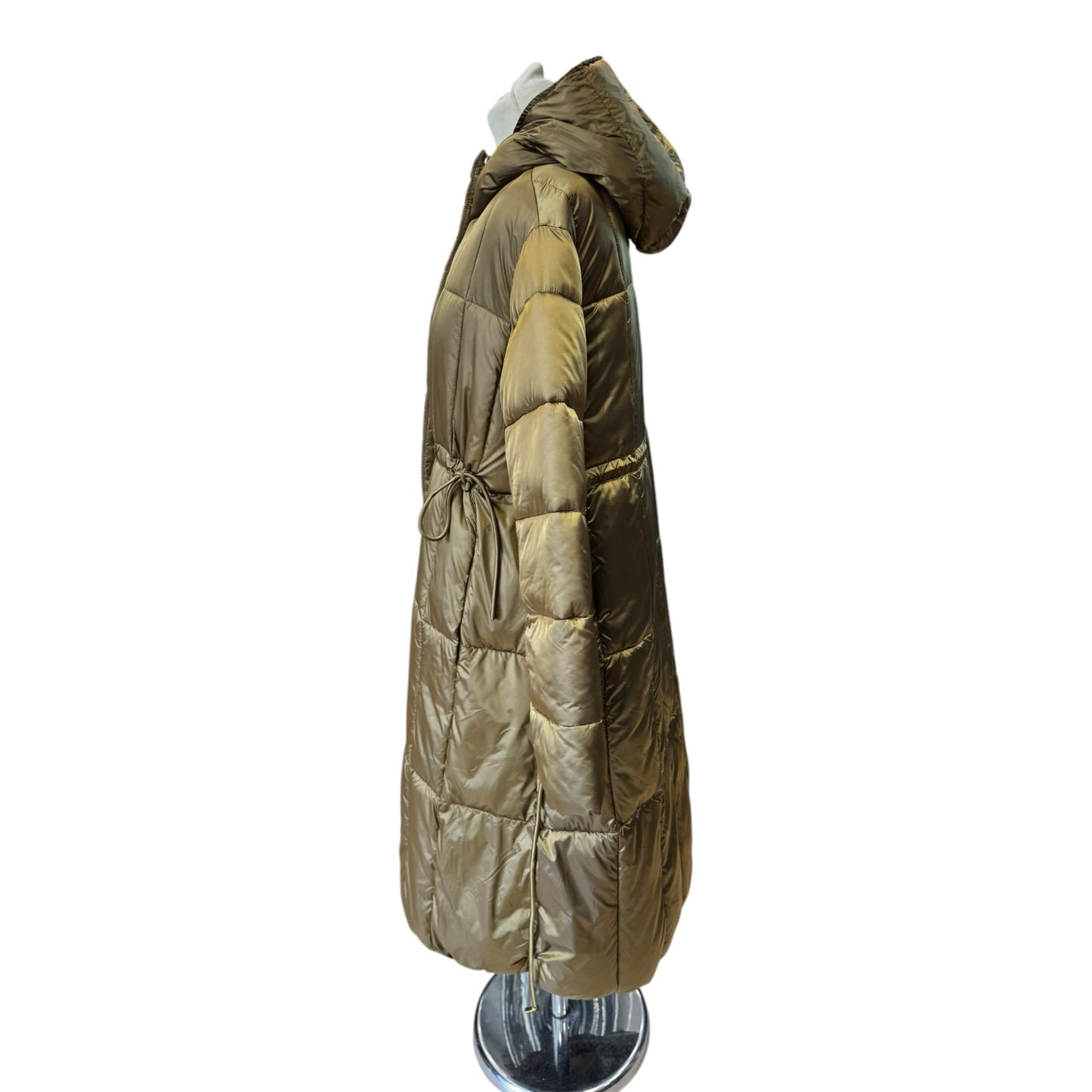 Caractere Olive Gold Puffer Coat - 12