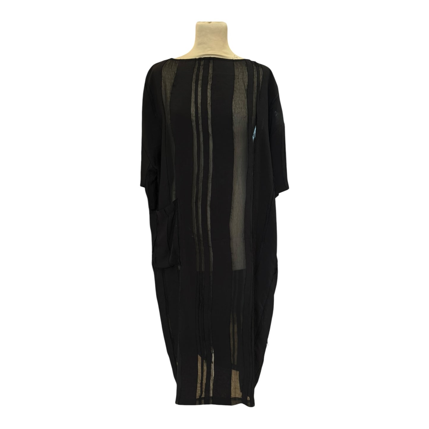 Black Voile Dress - 12