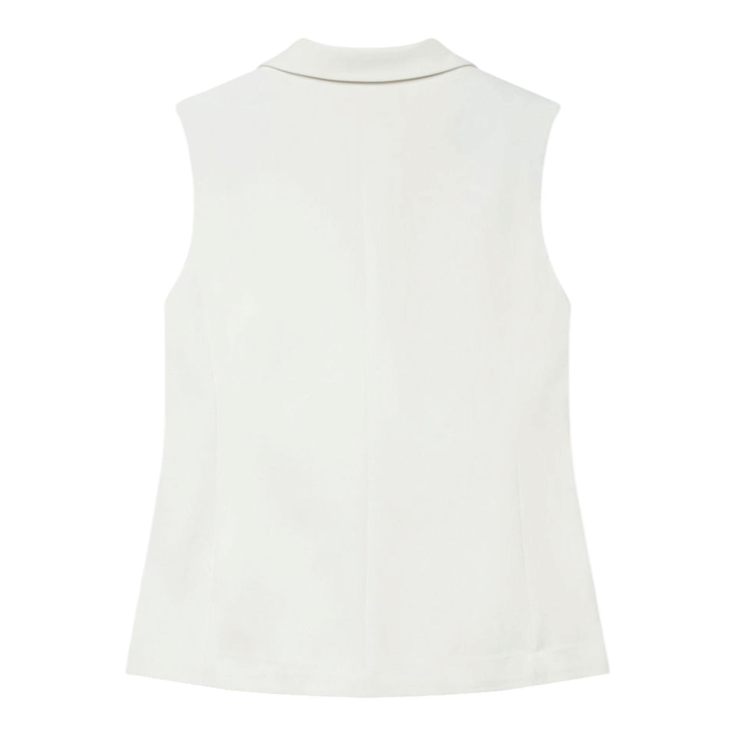 Mint Velvet  Longline Waistcoat in Ivory - 16 - NEW