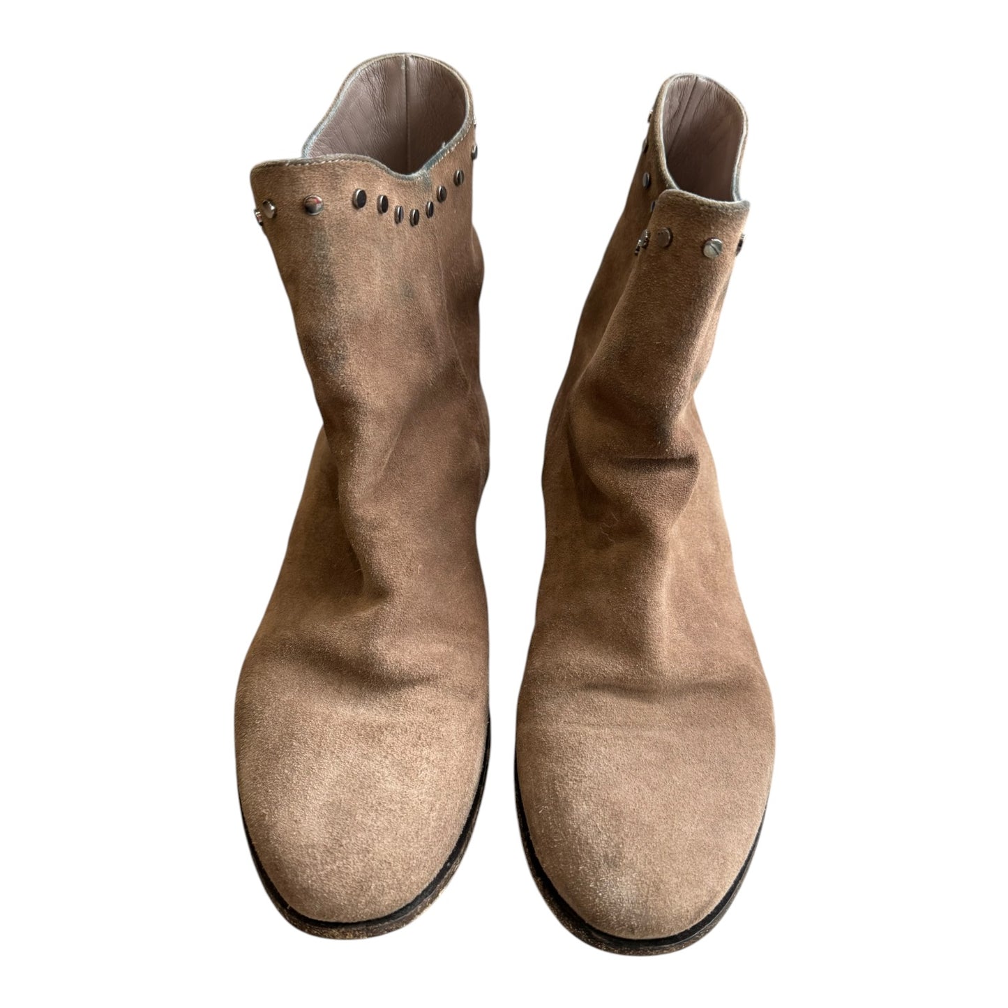 Jimmy Choo Marco Flat Suede Ankle Boots - 38.5/5.5