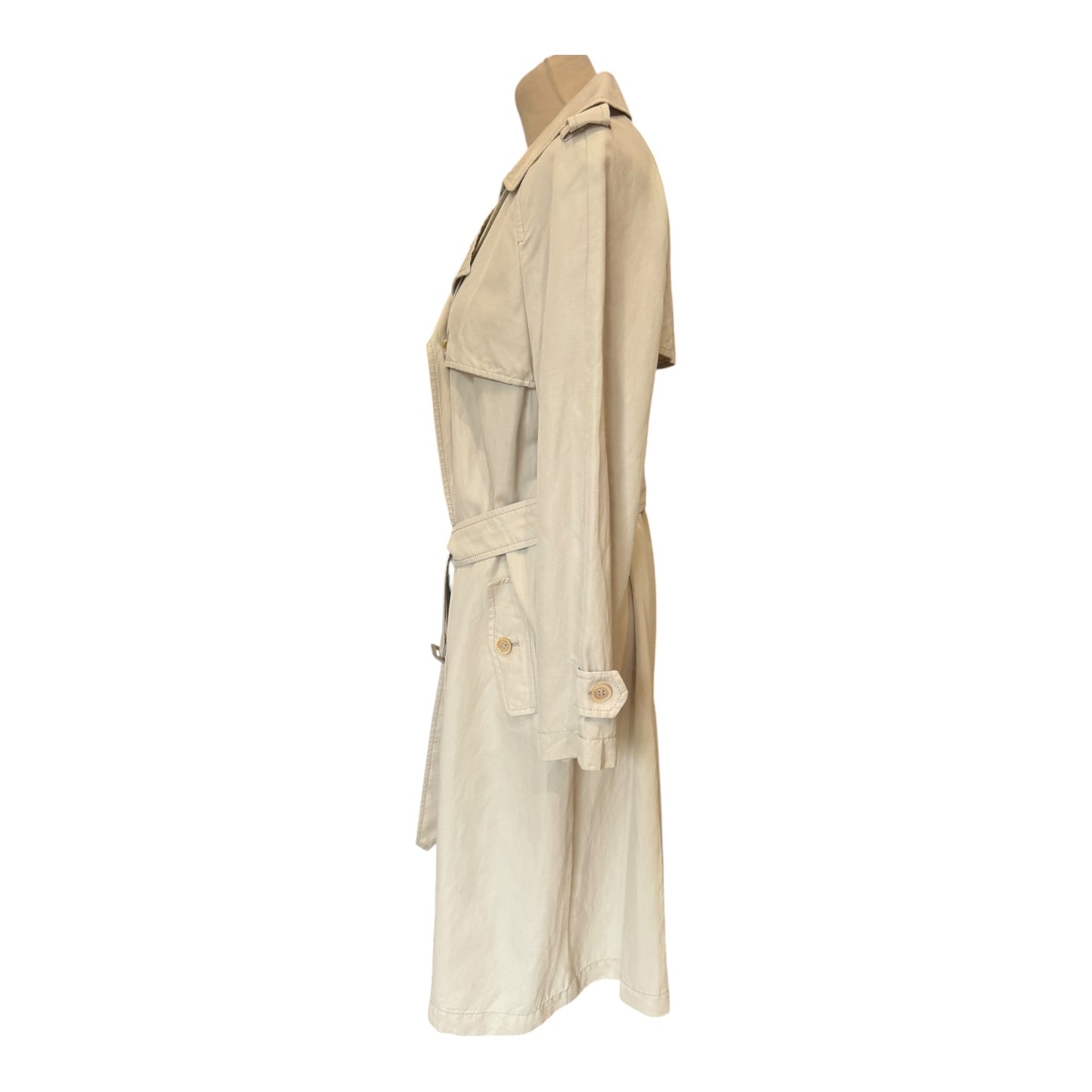 Max Mara Studio Beige Mac Coat - 12