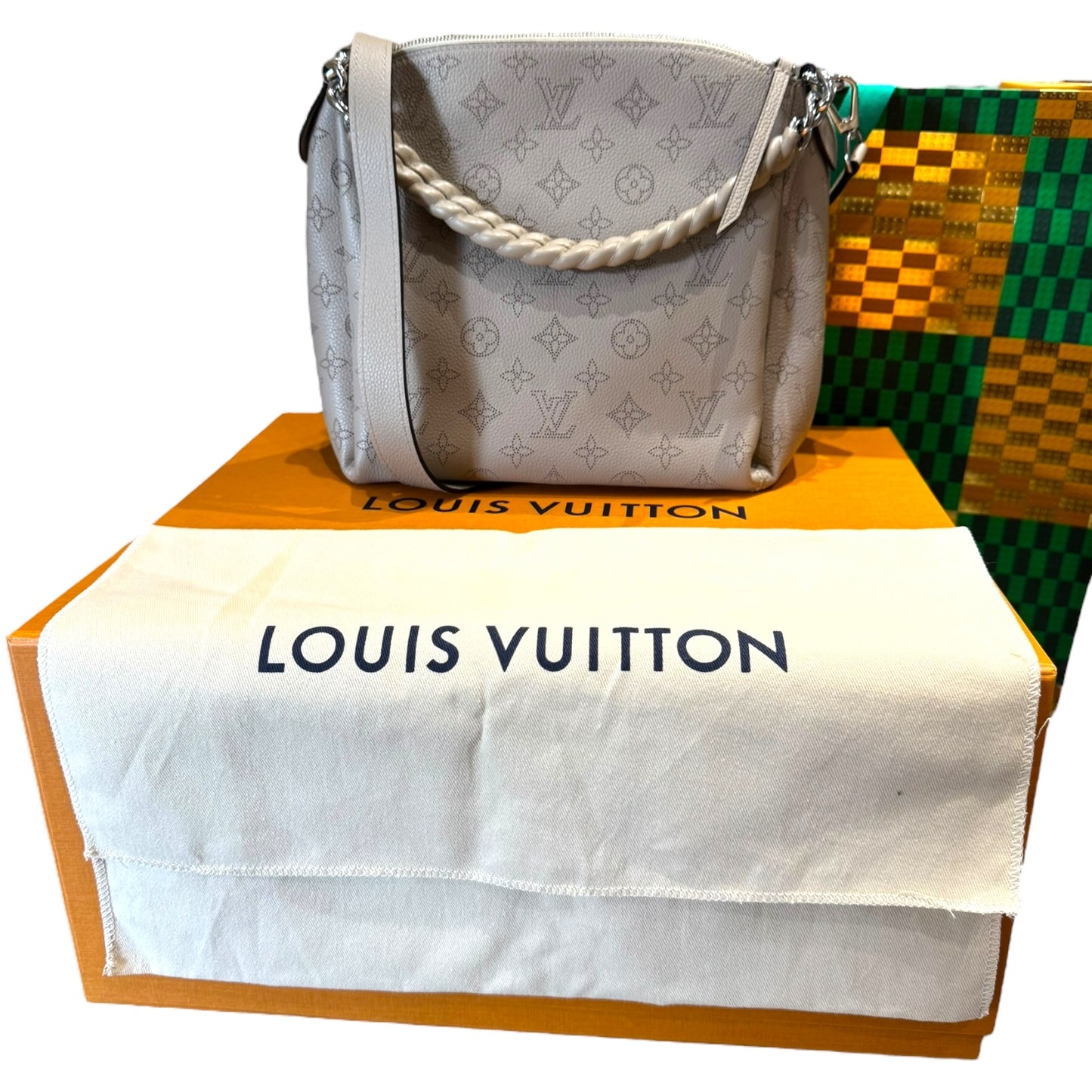 Louis Vuitton Mahina Babylone Chain BB Galet