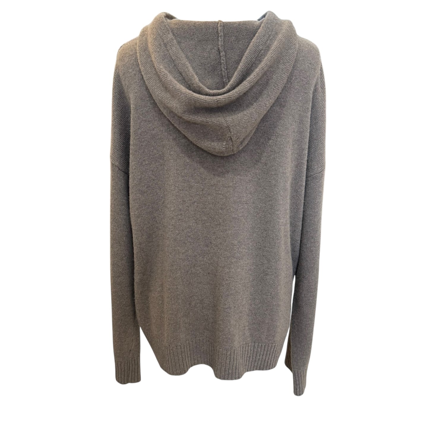 Weekend Max Mara Taupe Knit Hoodie - 14/16