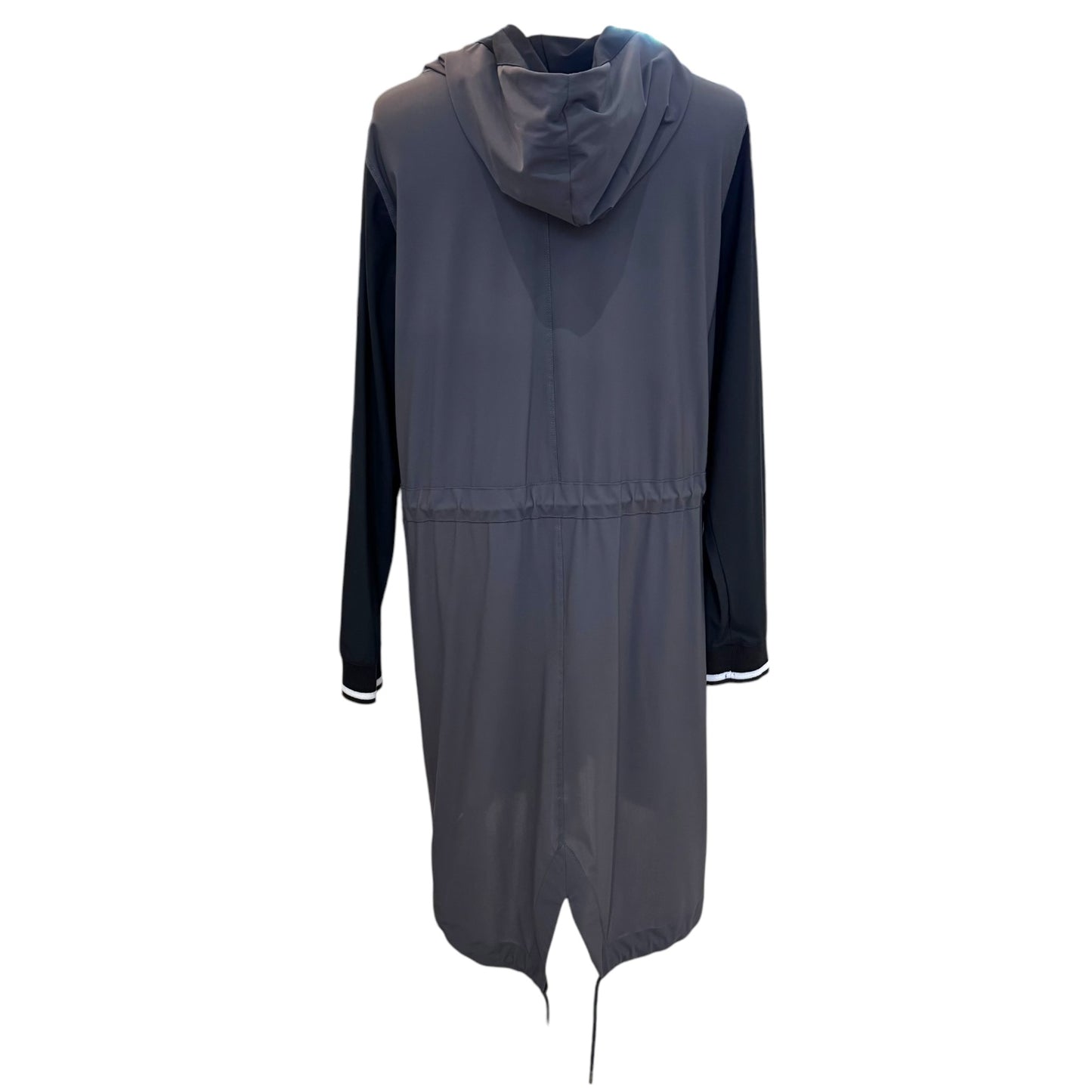 Naya Grey and Black Hoodie Dress - 10