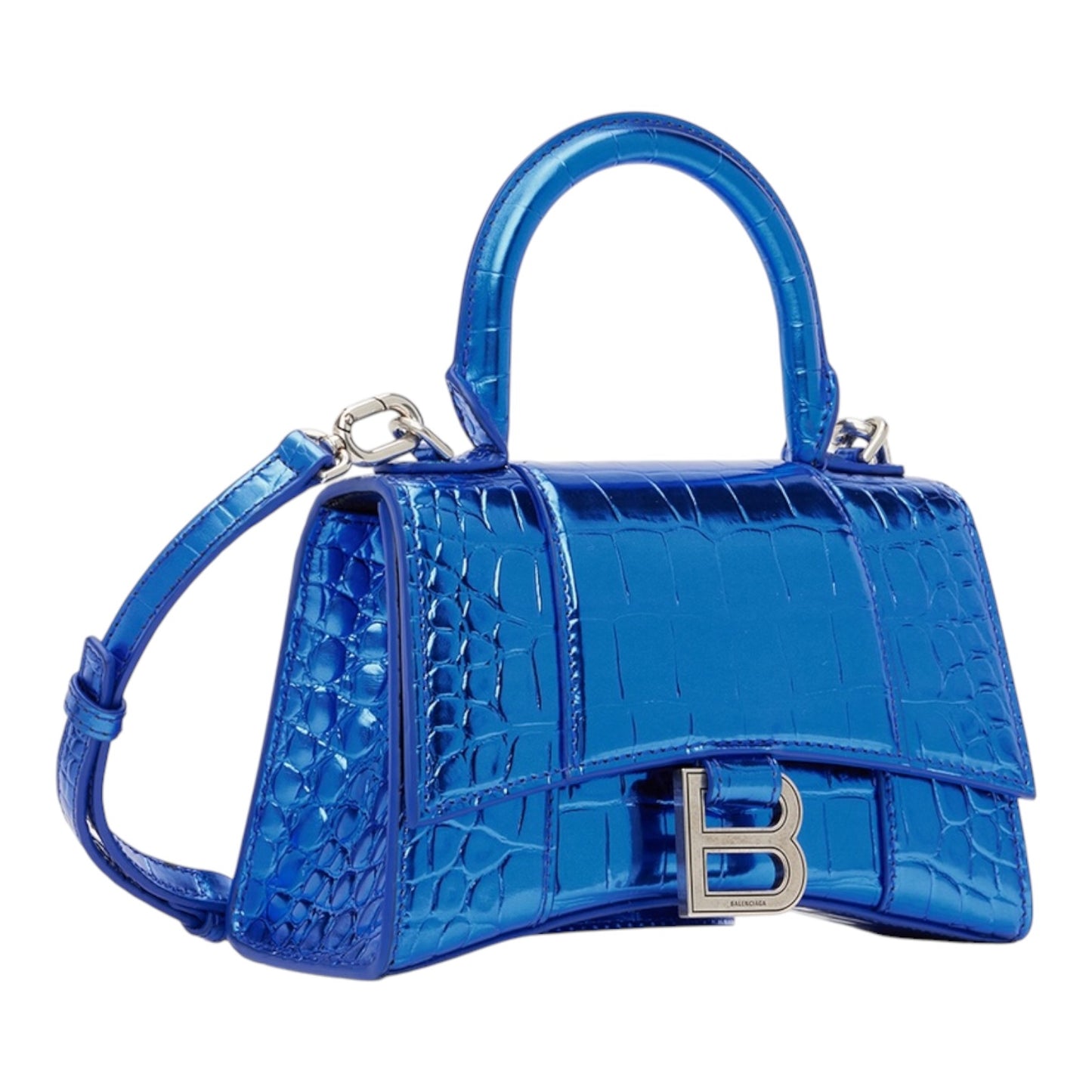 Balenciaga Blue XS Hourglass Bag