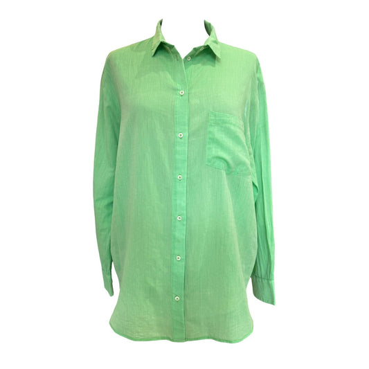 Sacre Coeur Green Cotton Shirt - 12
