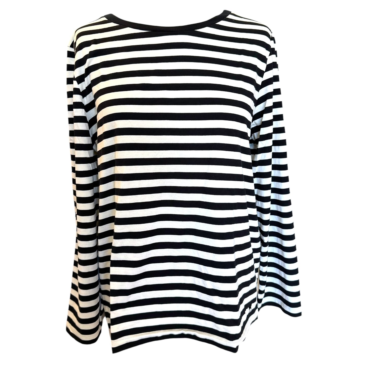 Weekend Max Mara Black and Cream Stripe Top - 10