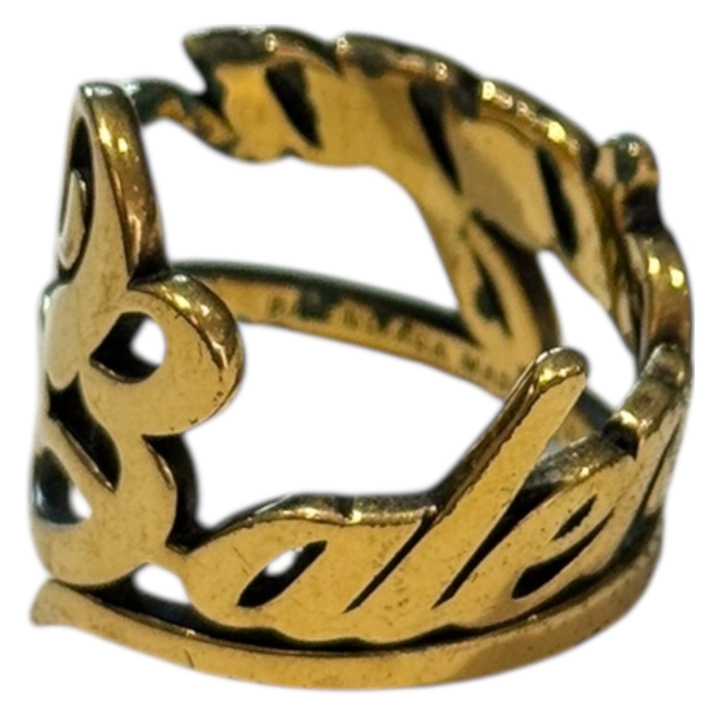 Balenciaga Typo Logo Ring - 62 / T.5