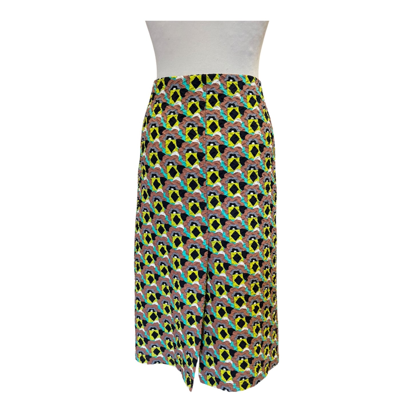Prada Patterned Jacquard Skirt - 14