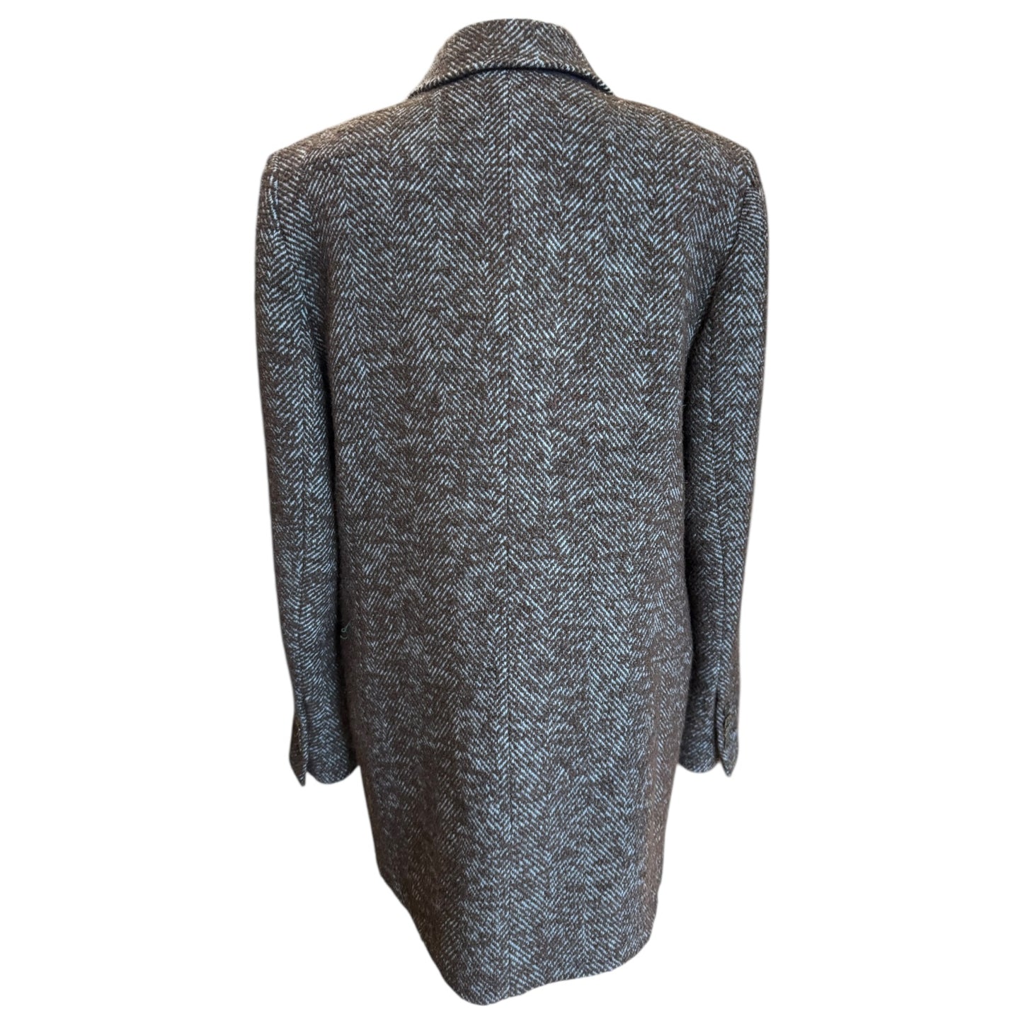 Jigsaw Blue Tweed City Coat - 12