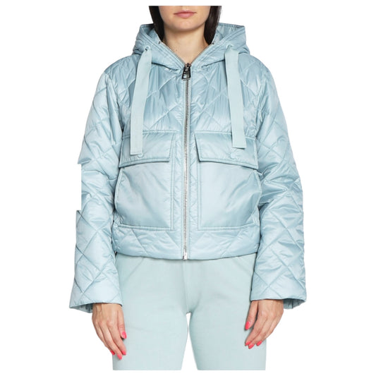 Marc O'Polo Light Blue Crop Puffer Jacket - 10/12
