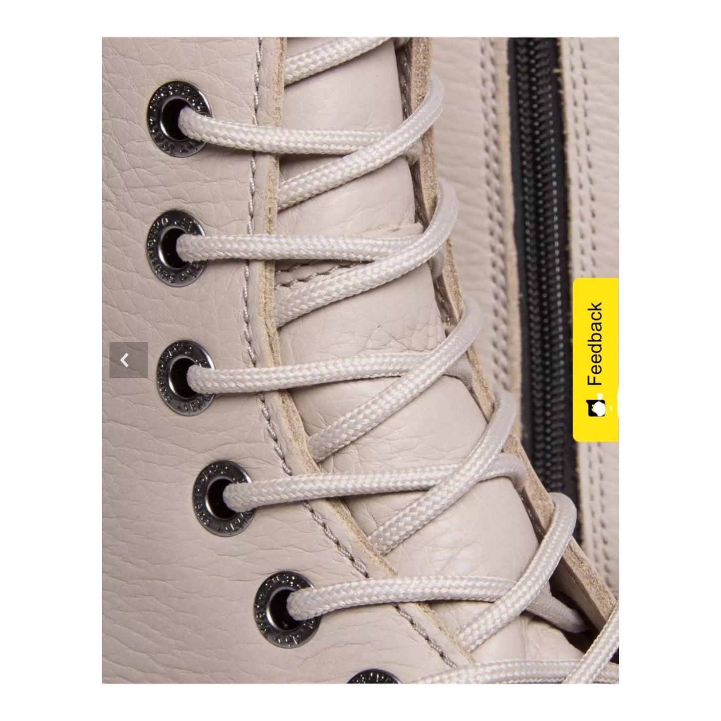 Dr Marten Jadon III Soft Leather Platform Boots in VINTAGE TAUPE - 38 / 5