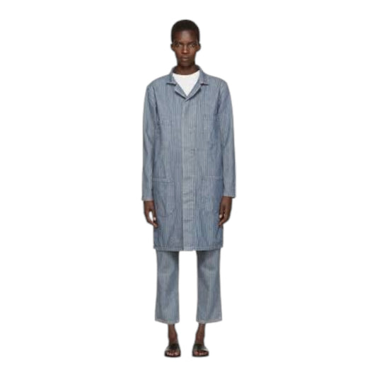 6397 Indigo Herringbone Workwear Jacket - 10