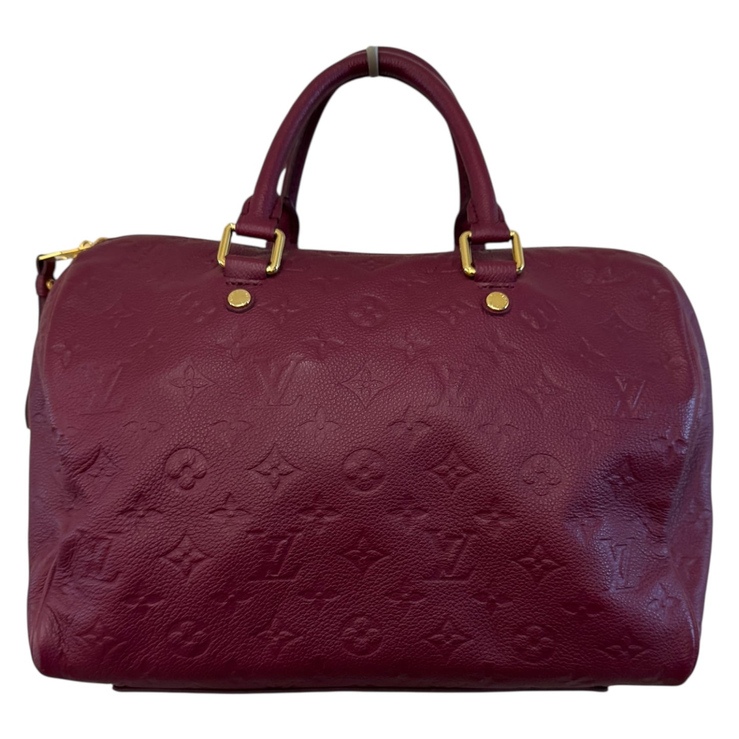Louis Vuitton Speedy Bandouliere 30 in Burgundy Leather