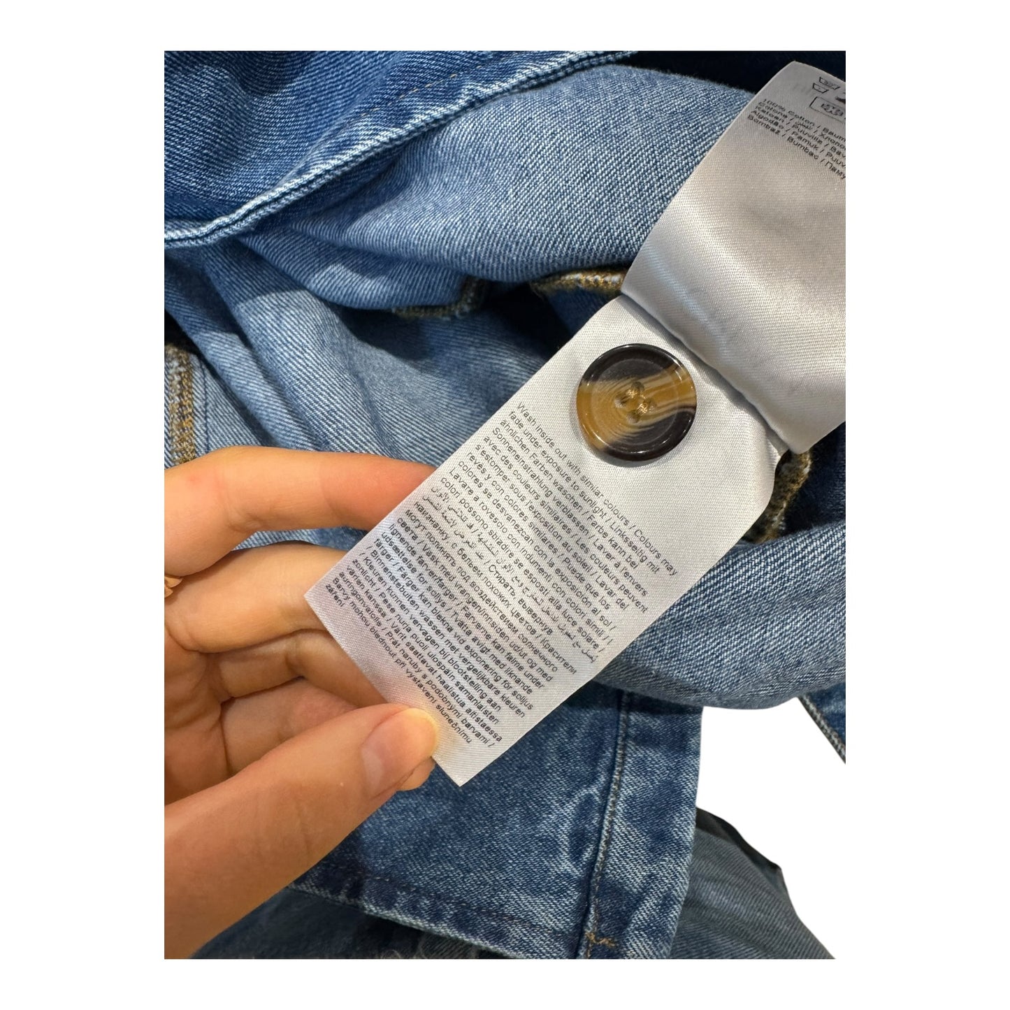 Cream Denim Trenchcoat - 14