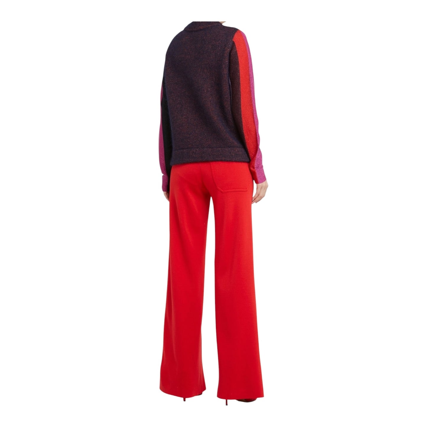 Paul Smith Lurex Sleeve Knit Jumper - 12/14 - NEW