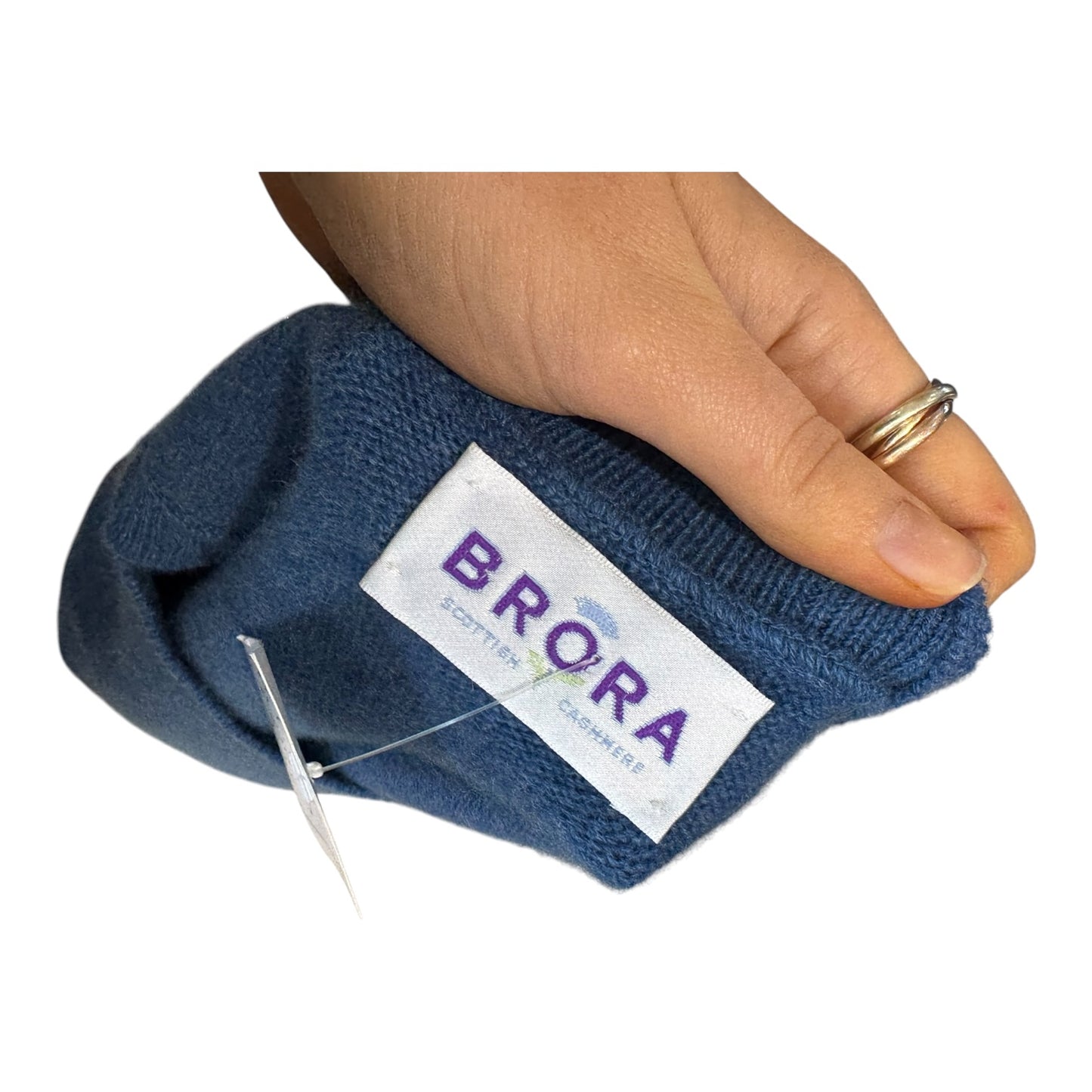 Brora Mid Blue Cashmere Tank - 8