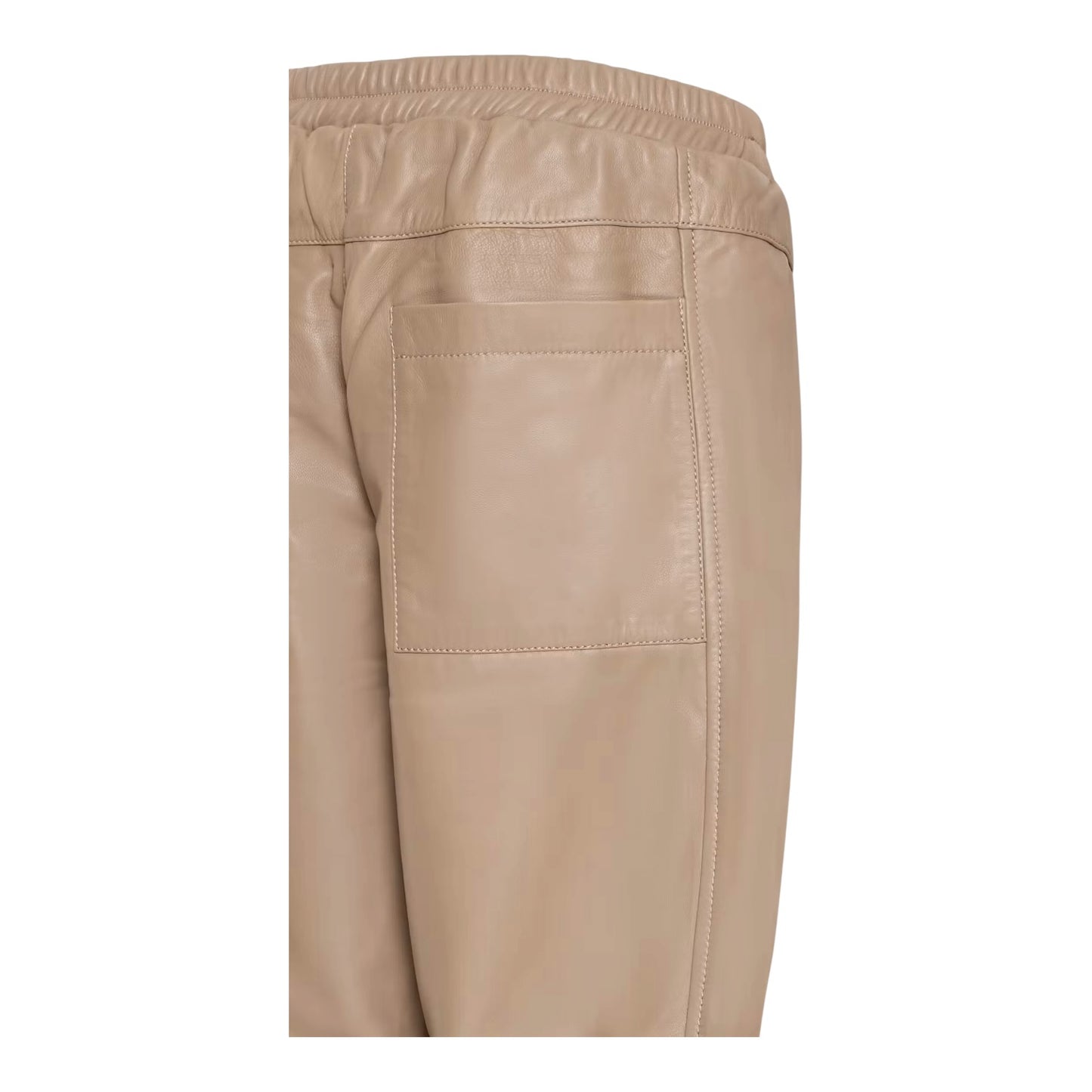 Fransa Taupe Leather Two Piece - 10 - NEW