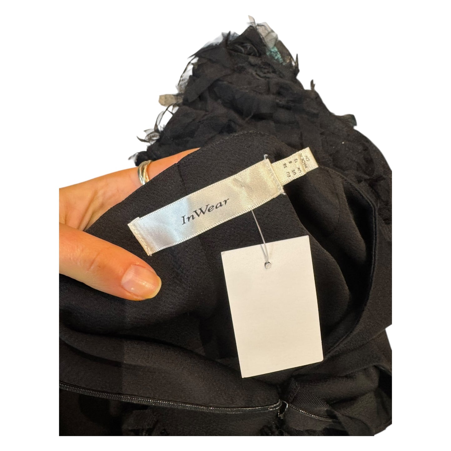 InWear Dollance Black Net Top and Skirt - 12