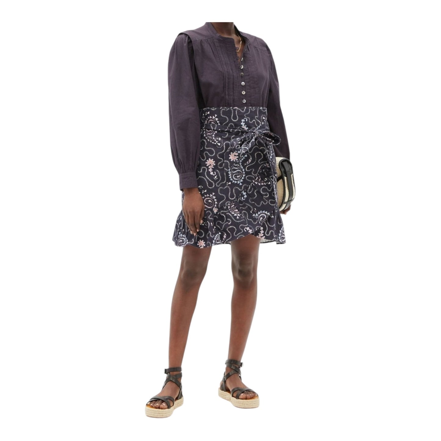 Marant Étoile Okina Pintucked Cotton Blouse - 14