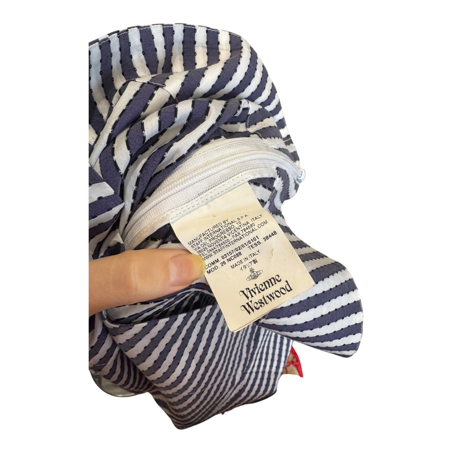 Vivienne Westwood Blue and White Stripe Top - 12/14