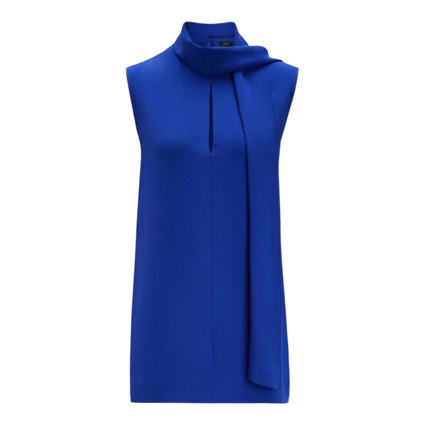 Joseph Noon Tie Neck Blouse in Cobalt - 10