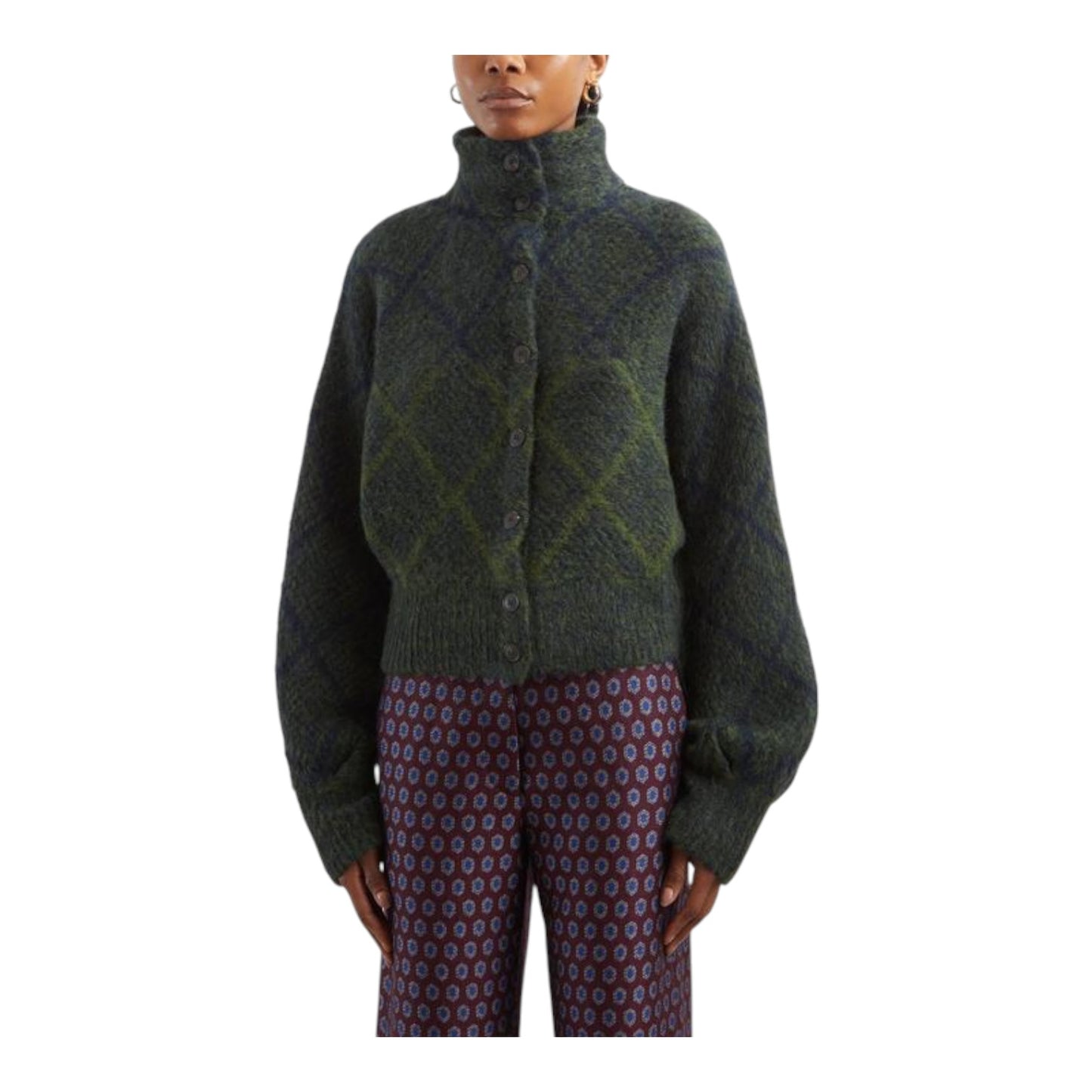 Dries Van Noten Tifna Check Cardigan - 10