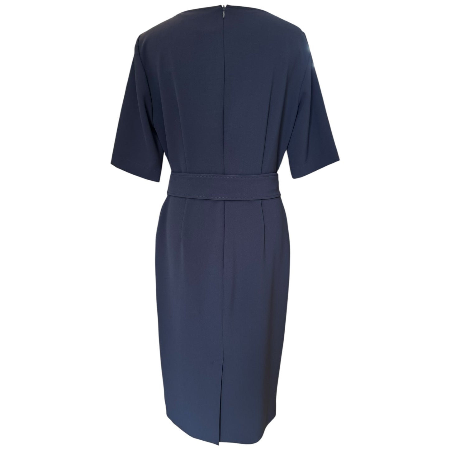 Dries Van Noten Blue and Black Jacquard Dress - 10/12