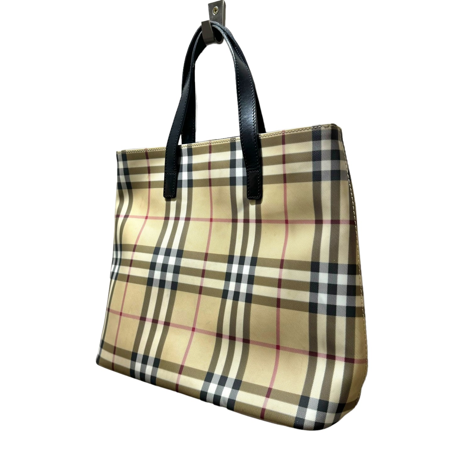 Burberry Check Tote Bag