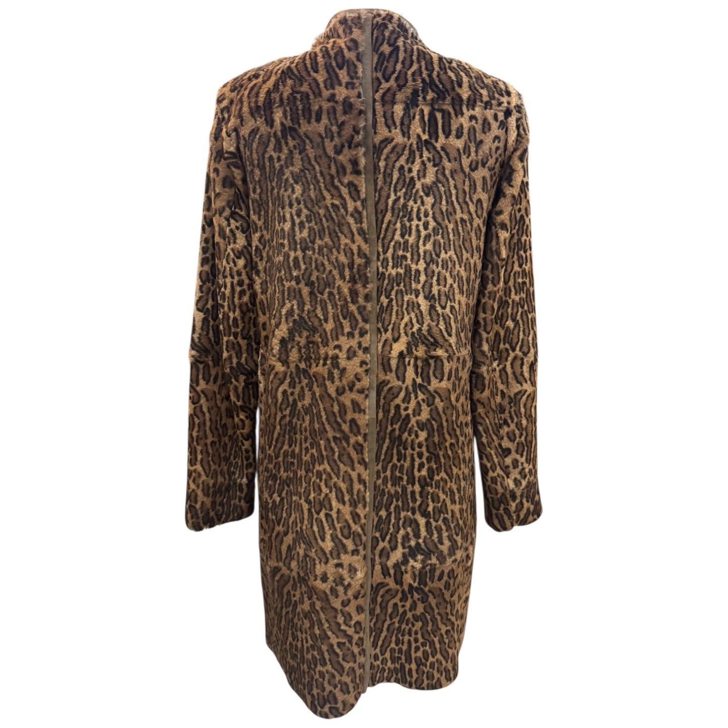 'S Max Mara Leopard Print Coat - 10/12