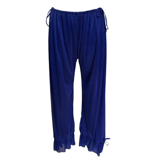 Mulberry Blue Pleated Trousers - 10/12