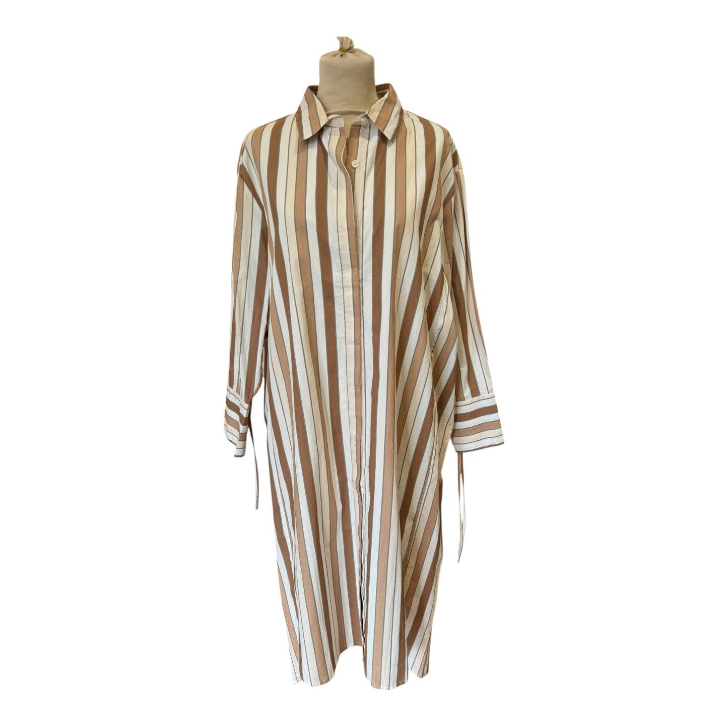 Costa Mani Towel Stripe Long Shirt - 12/14 - NEW