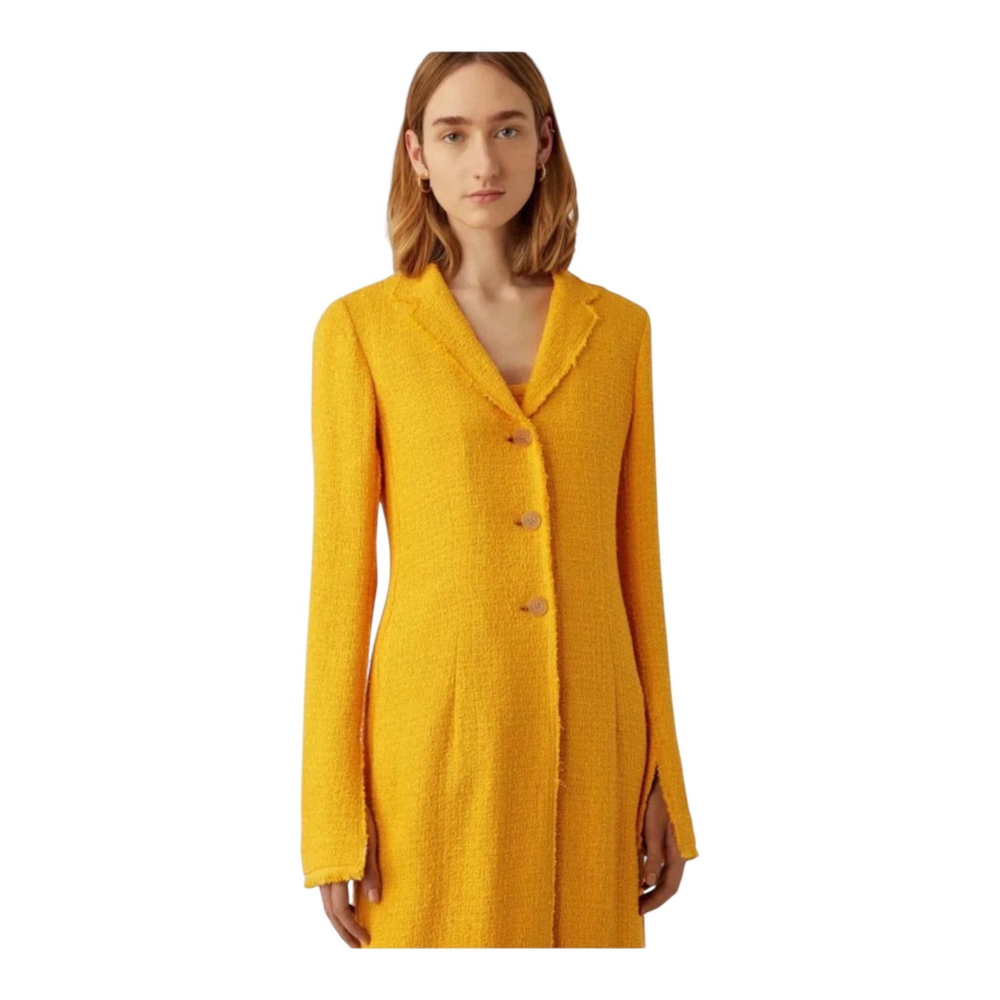 Joseph Mustard Cierra Tweed Coat - 8