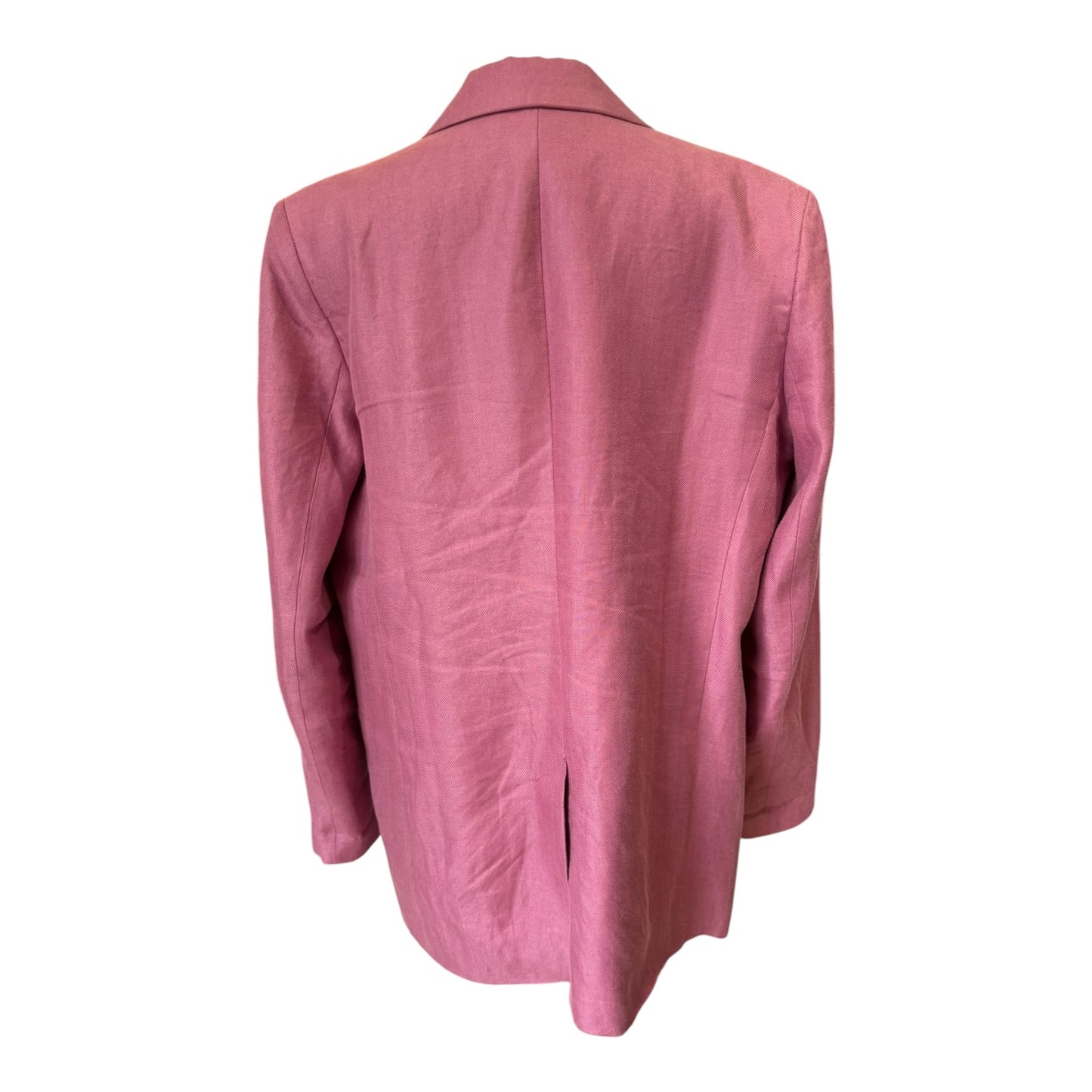 Jigsaw Pink Gibson Irish Linen Blazer - 12