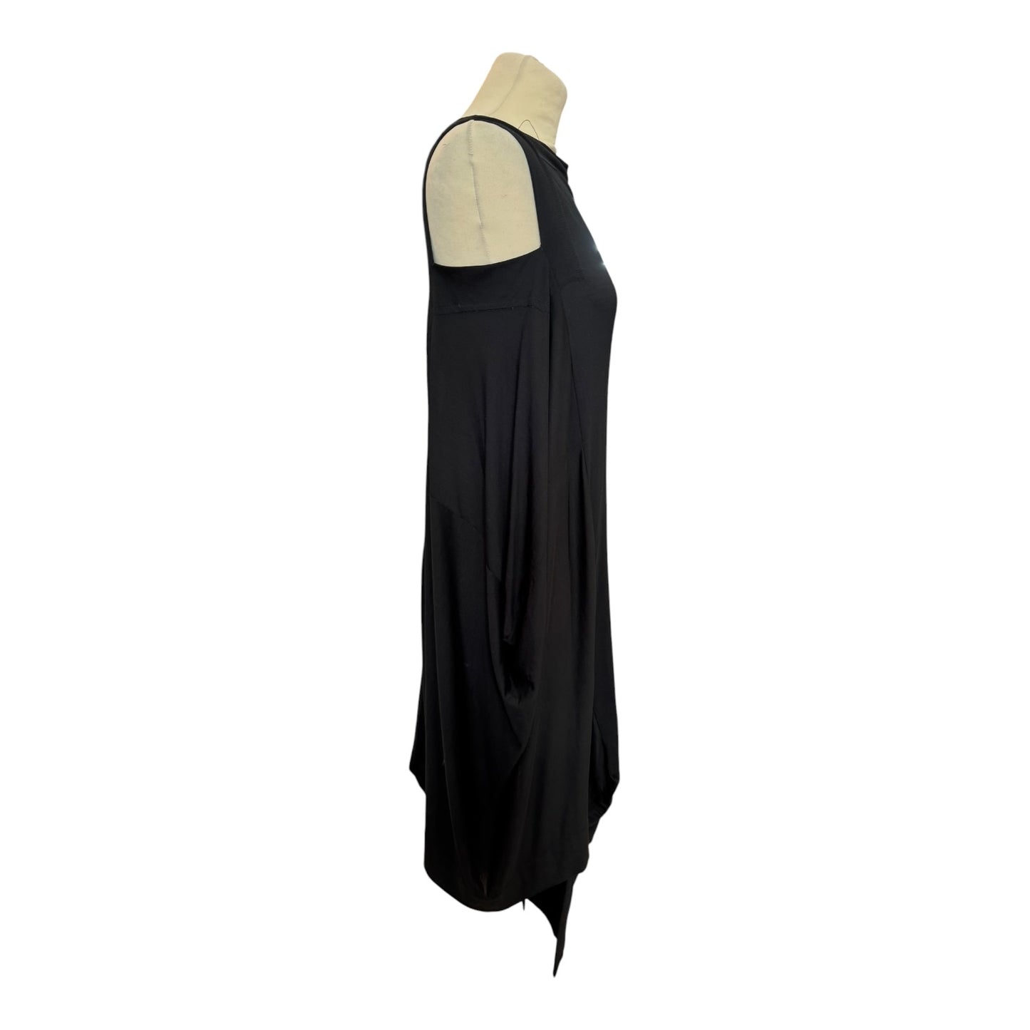 Vivienne Westwood Black Asymmetric Midi Dress - 10