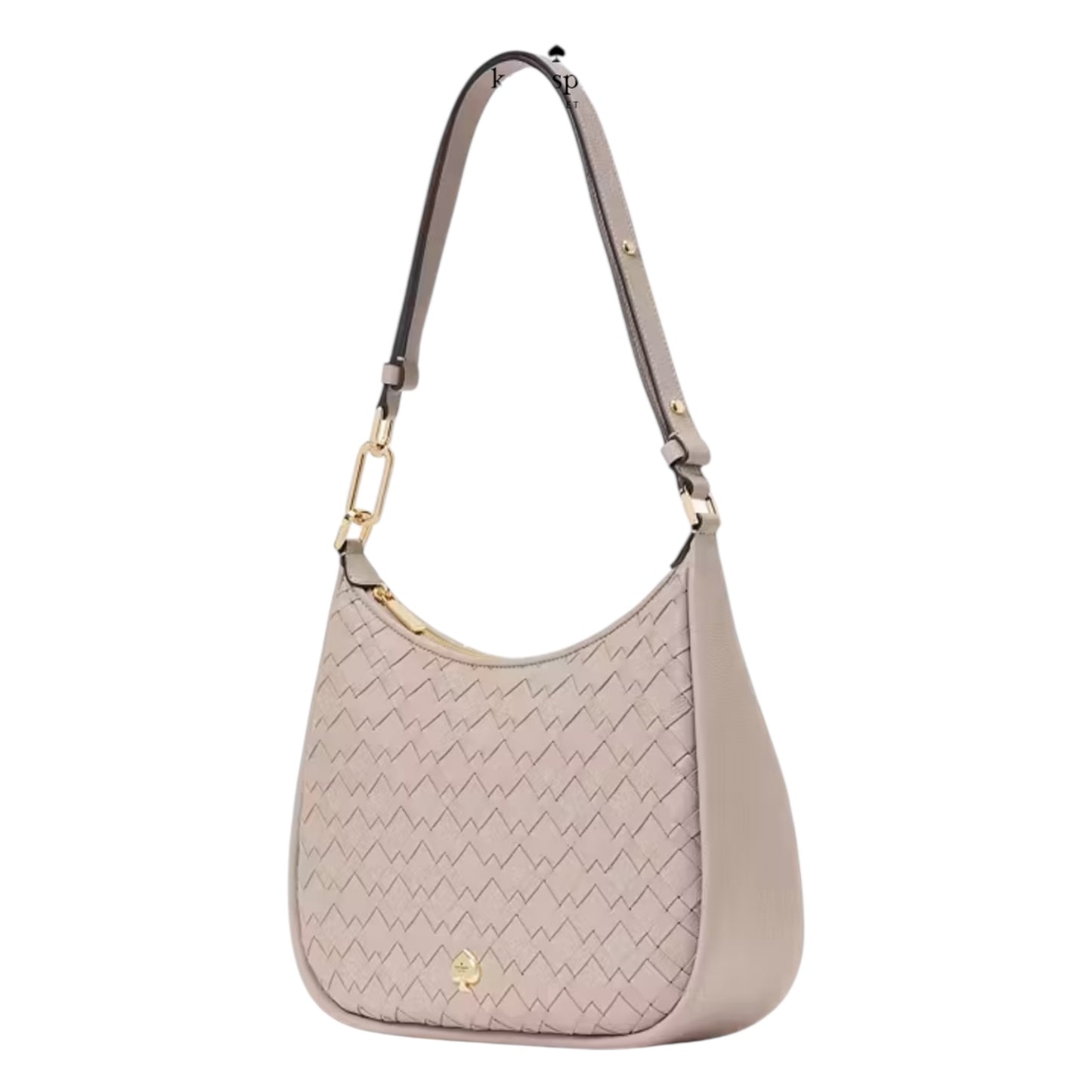 Kate Spade Kayla Woven Leather Large Shoulder Bag - NEW