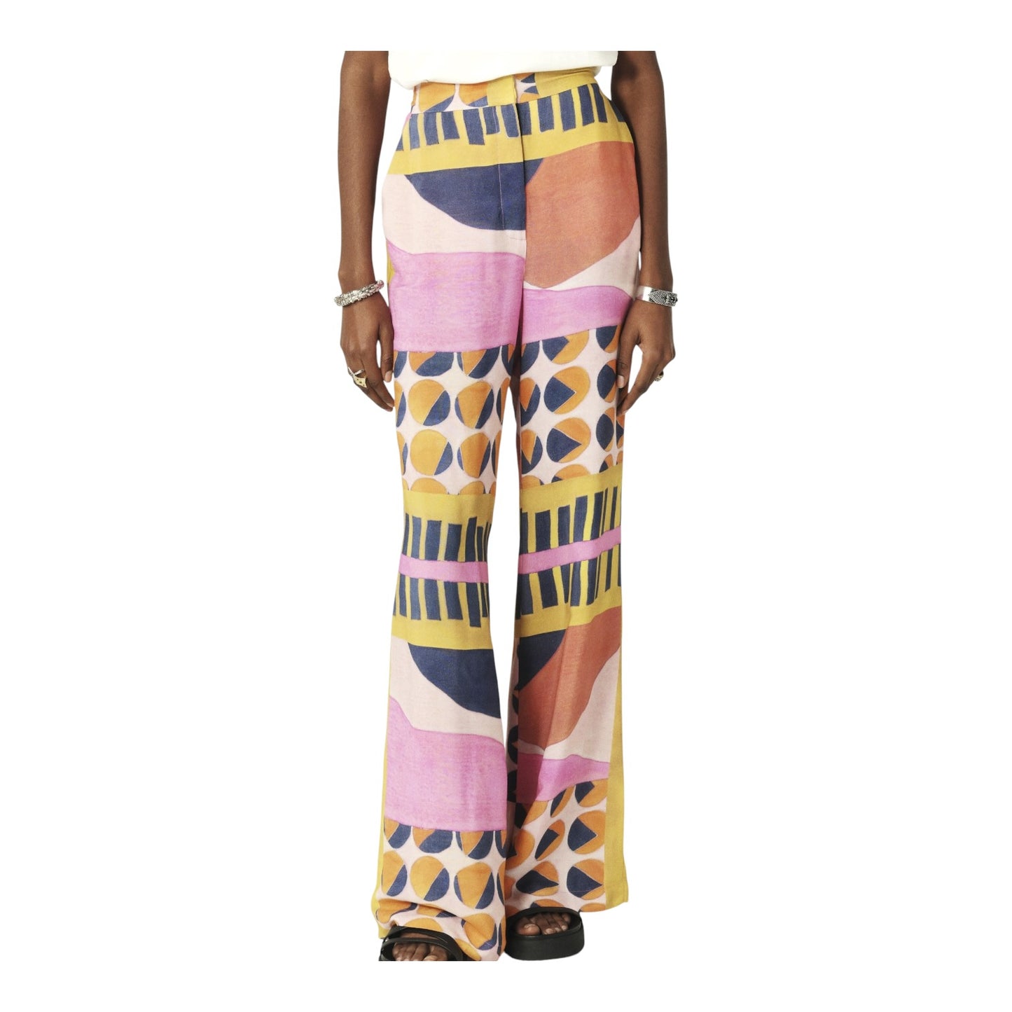 Ba&sh Mallory Wide Leg Trousers - 10/12